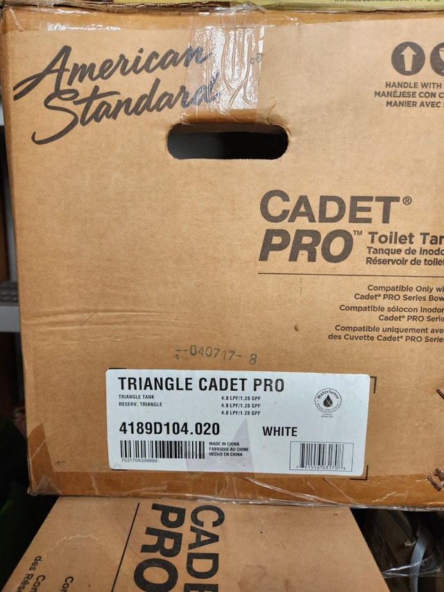American Standard Triangle Cadet Pro Corner Toilet - photo 3