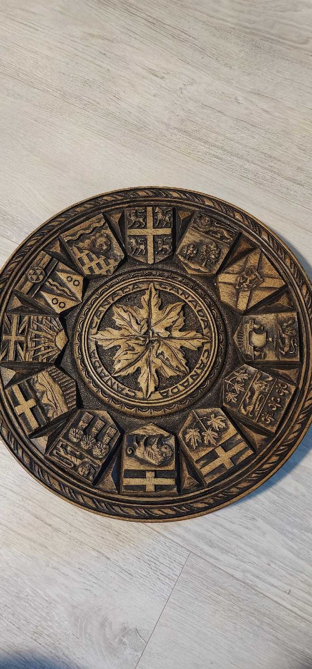 Canada Provincial Crests Wall Plaque
