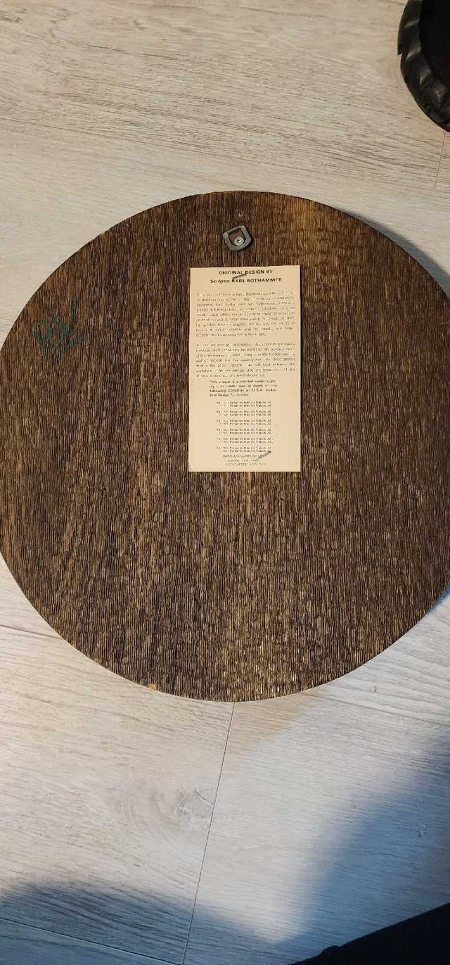 Royal Canadian Mounted Police Wood Plaque - photo 2