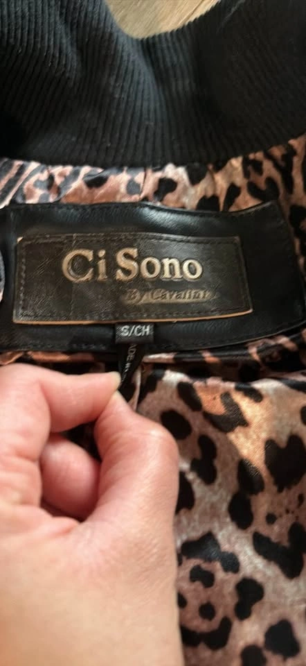 Ci Sono Faux Leather Bomber Jacket - photo 3
