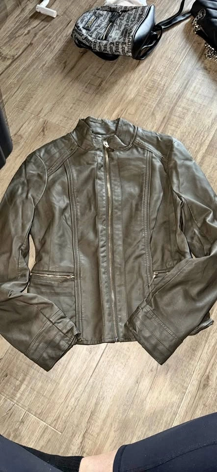 Le Château Faux Leather Jacket