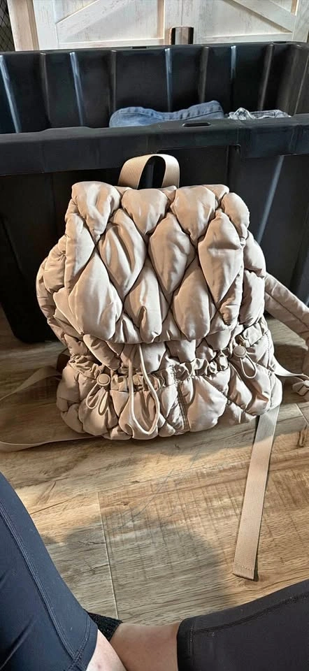 Cala Quilted Puffer Backpack