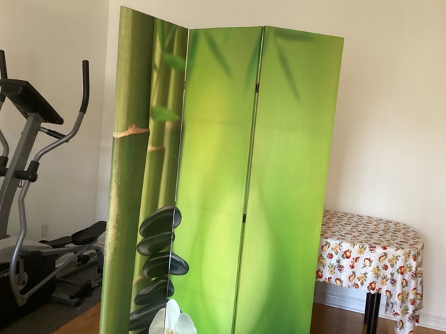 Room divider, size 71 inches by 48 inches