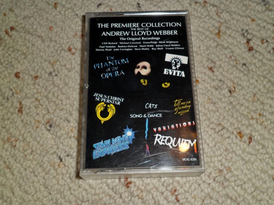 The Premiere Collection the Best of Andrew Lloyd Webber cassette