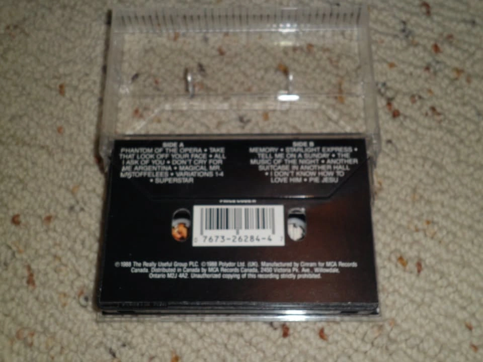 The Premiere Collection the Best of Andrew Lloyd Webber cassette - photo 3