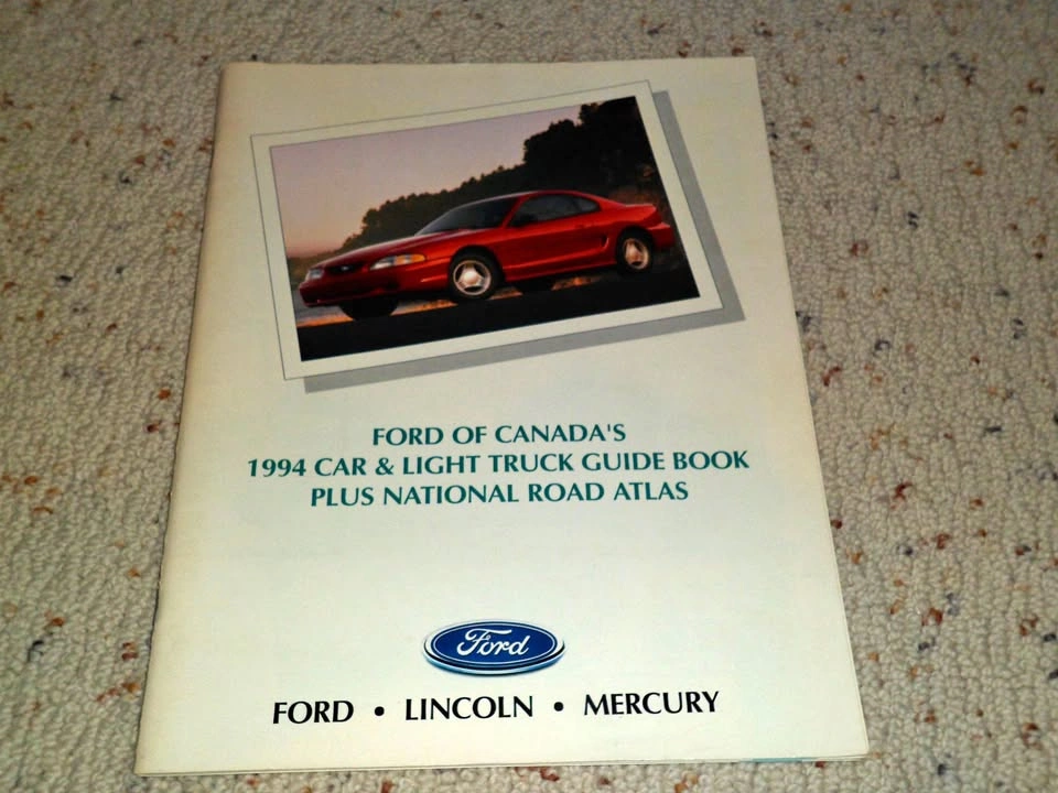 Ford of Canada's 1994 cars & light truck guide book national roa