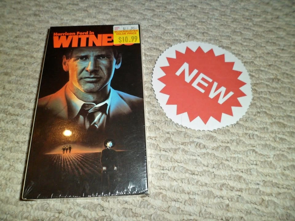 WITNESS VHS Harrison Ford NEW SEALED