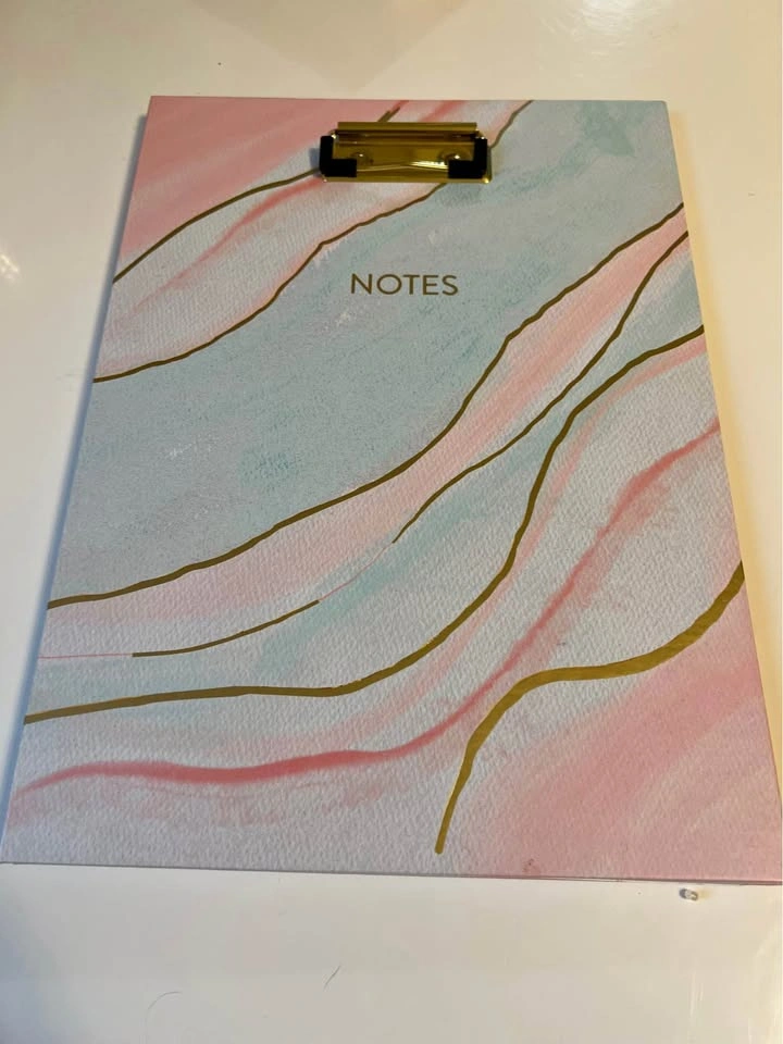 ⚽ Note pad with hard colorful Cover Folder- New