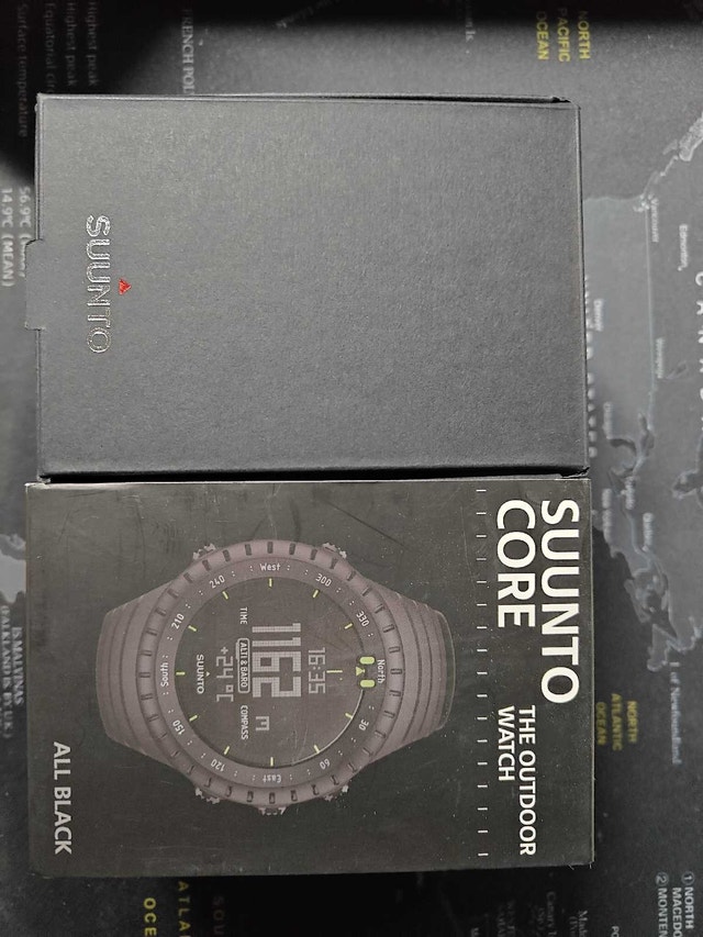 Suunto Core All Black Outdoor Watch – Fresh Battery, Box Include - photo 4