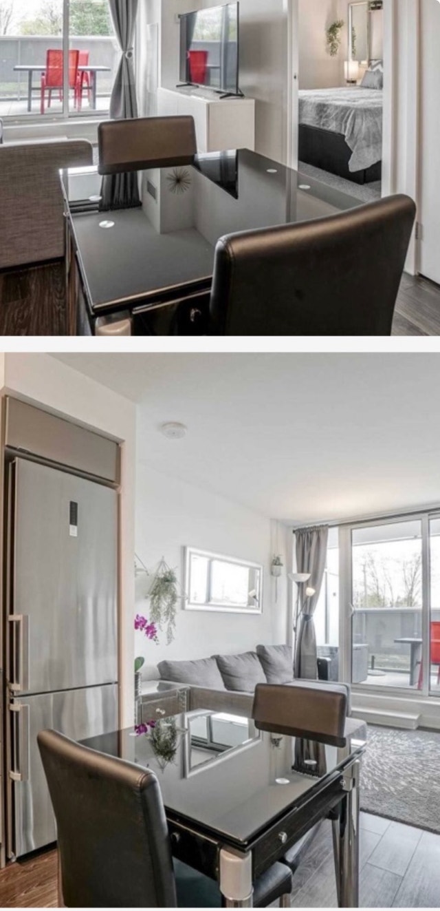 Glass Dining Table with Extensions