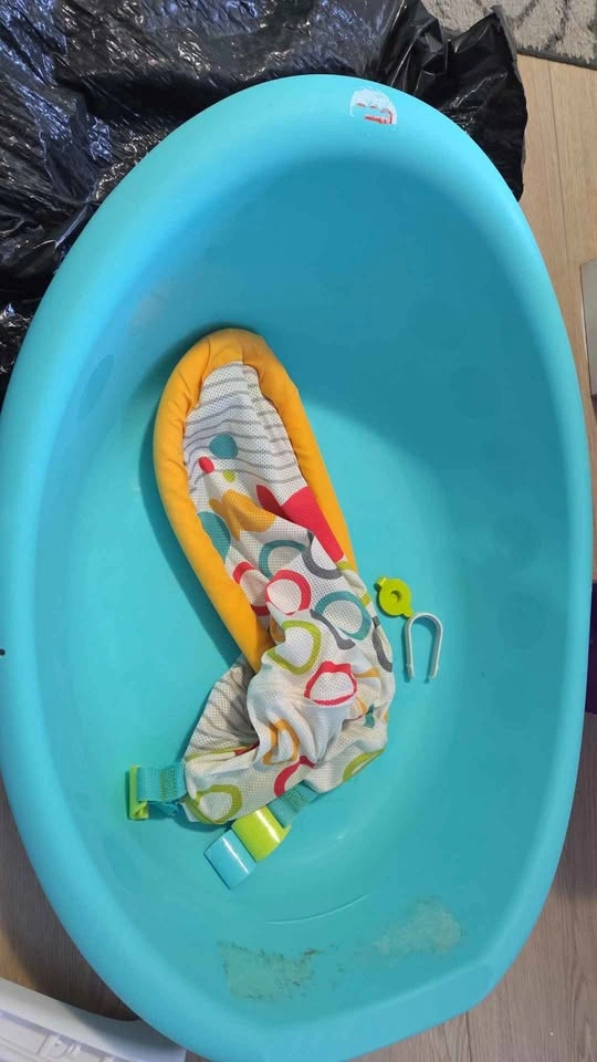 baby bath tub, baby bottle stand - photo 2
