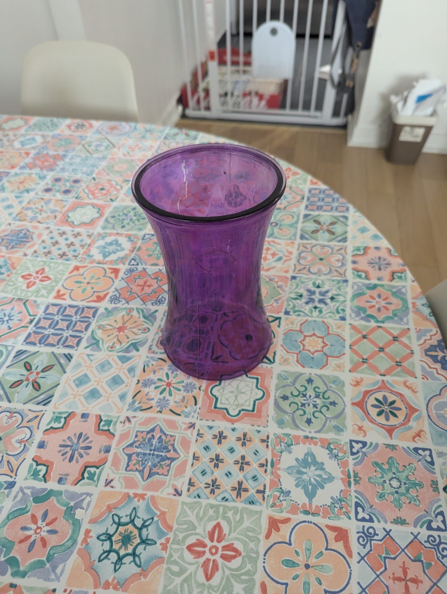 Purple vase