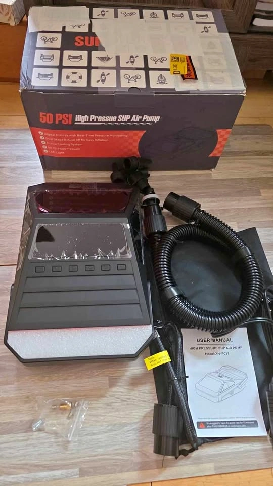 50PSI Paddle Board Electric Pump