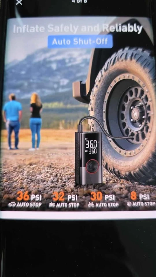 Tire inflator portable - photo 3