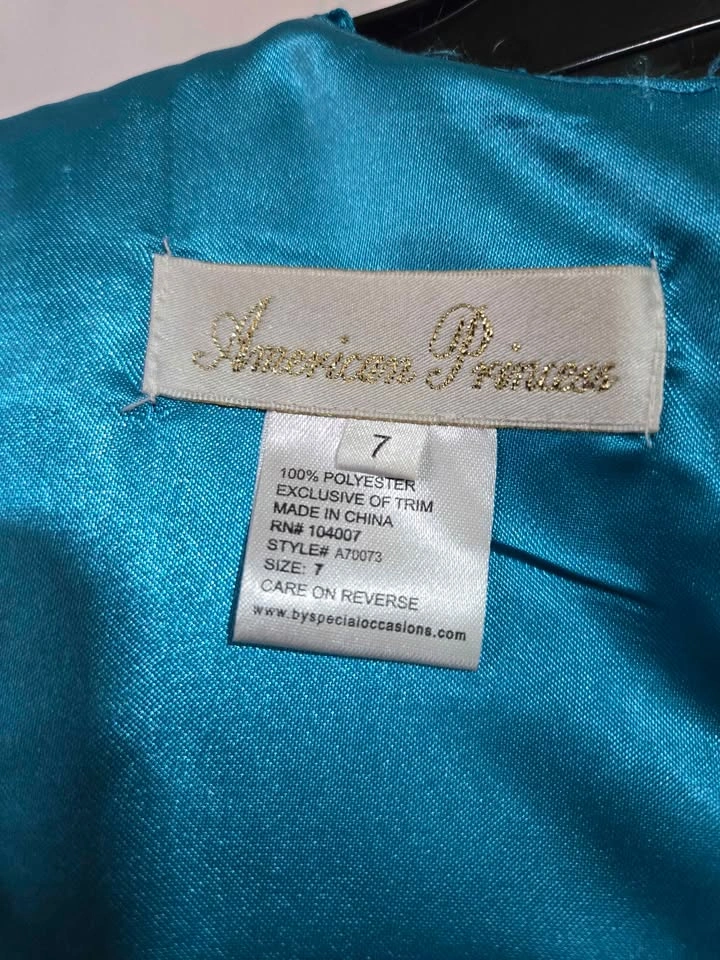 Kids dress size 7 blue - photo 3
