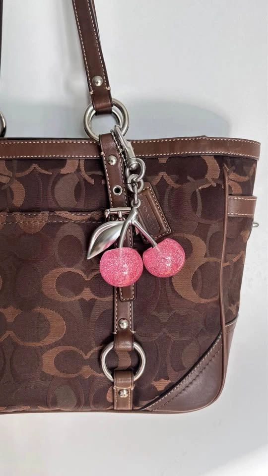 Vintage Coach Chocolate Brown Gallery Tote - photo 3