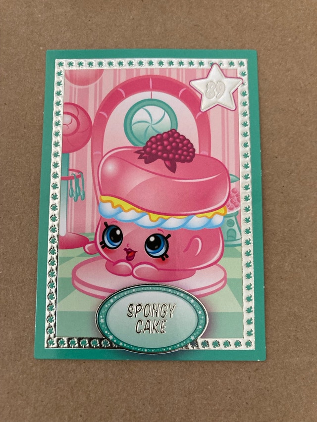 Shopkins Spongy Cake Trading Card ⚽️
