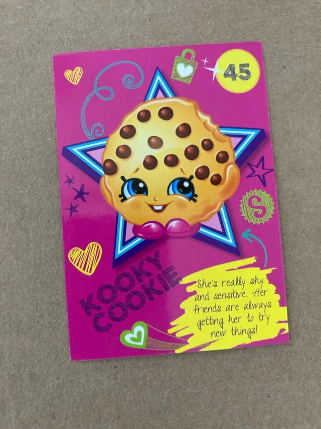 Shopkins Kooky Cookie Trading Card