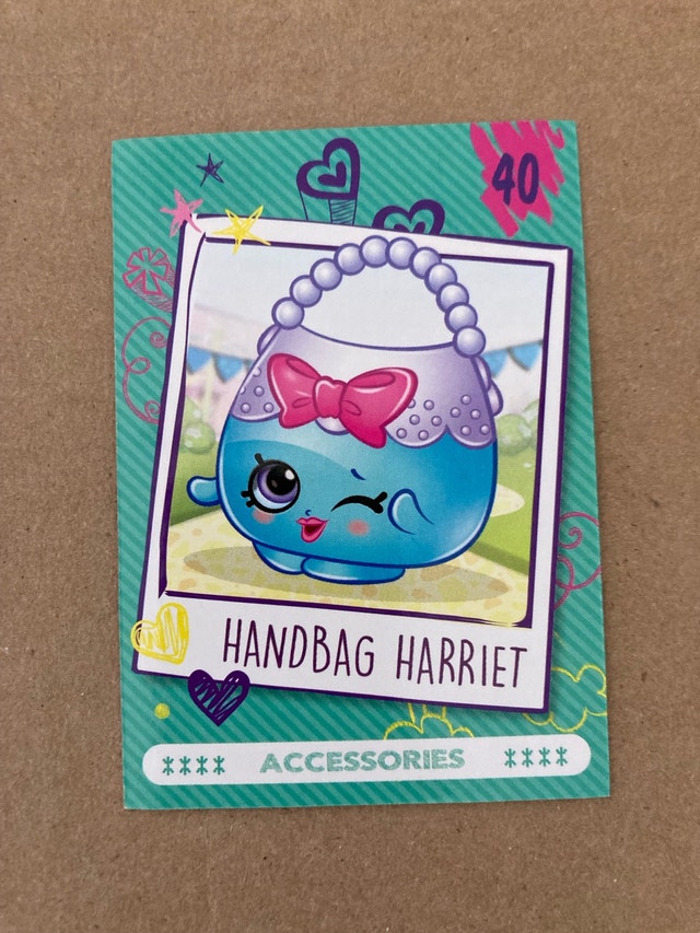 Shopkins Handbag Harriet Trading Card ⚽️