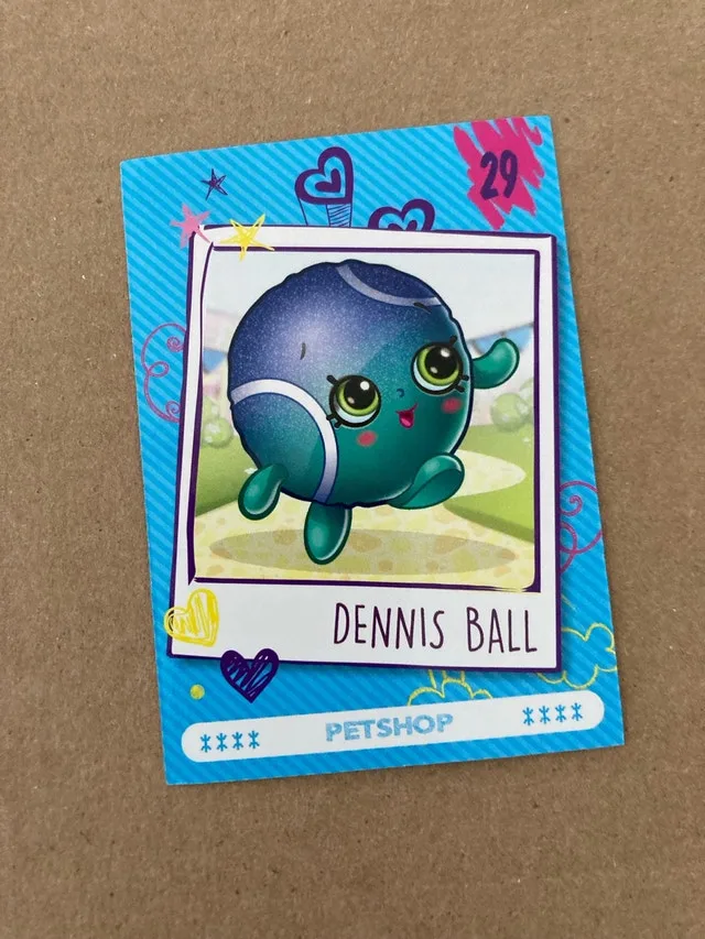 Shopkins Dennis Ball Trading Card ⚽️