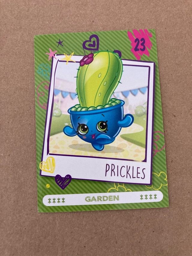 Shopkins Prickles Trading Card ⚽️