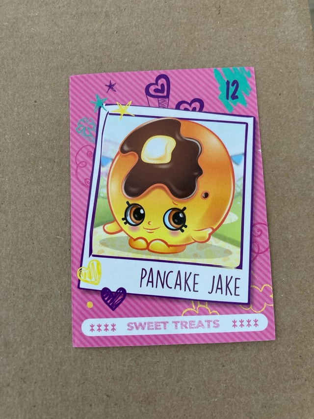 Shopkins Pancake Jake Trading Card ⚽️