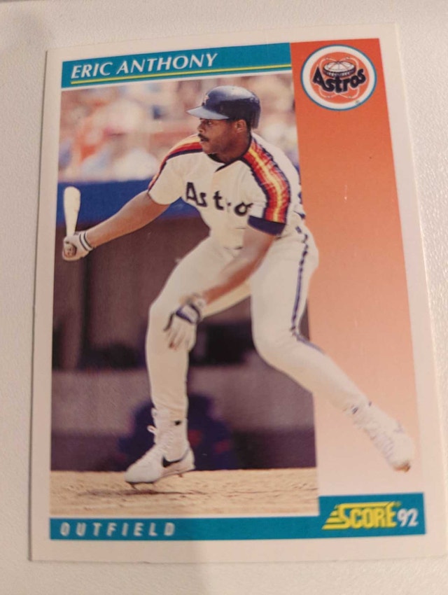 Score 1992 Eric Anthony Baseball Card⚽