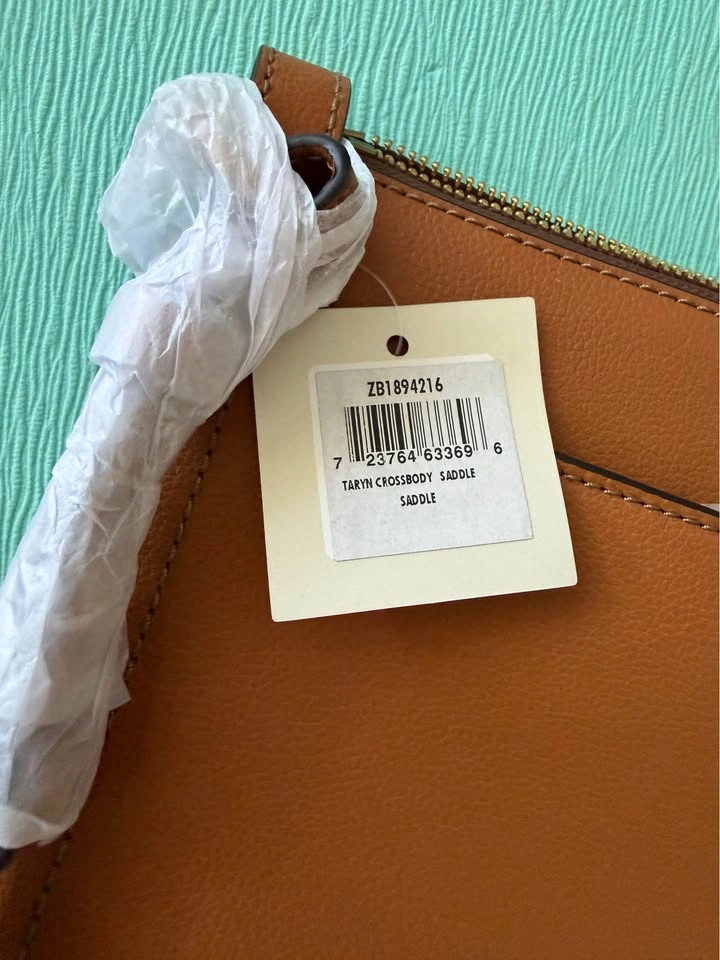 New Fossil Taryn Crossbody Bag – Saddle Brown Leather - photo 2