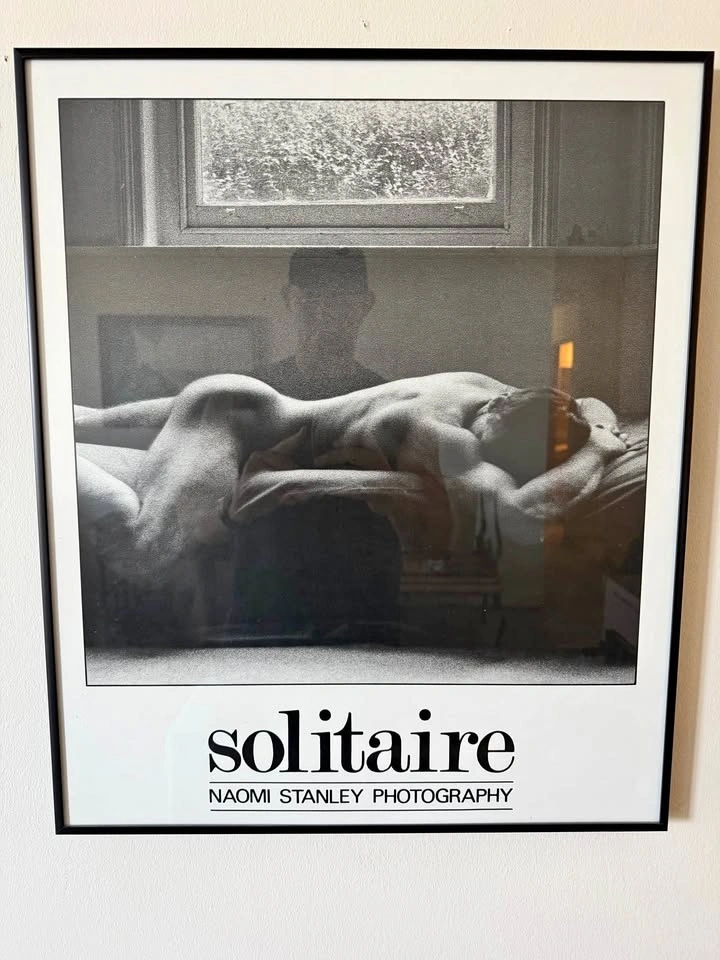 Framed Black & White Photography Print – “Solitaire”