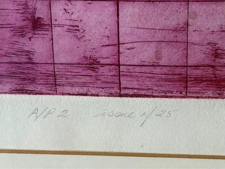 Original Signed Coloured Etching – William Bragg (Artist’s Proof - photo 4