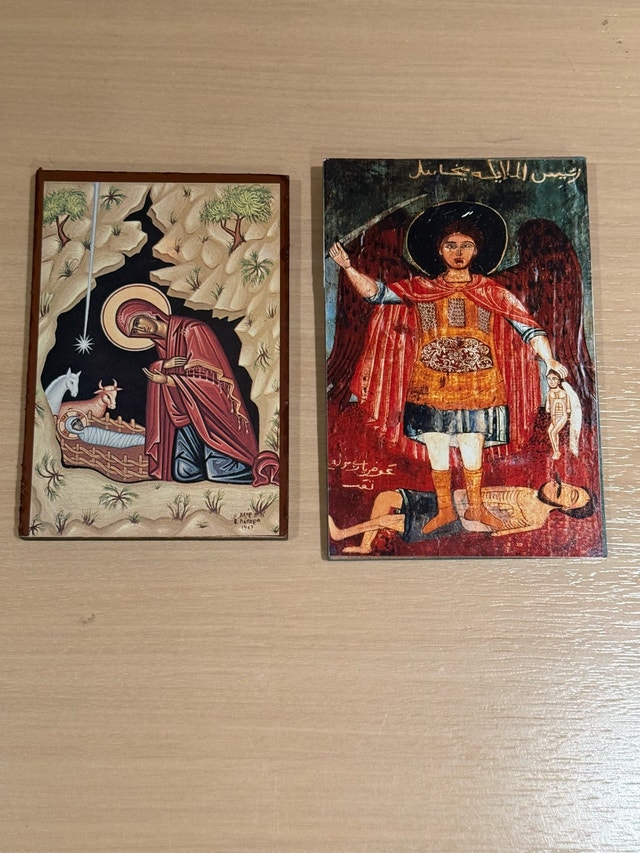Religious Icons - Nativity and Archangel Michael