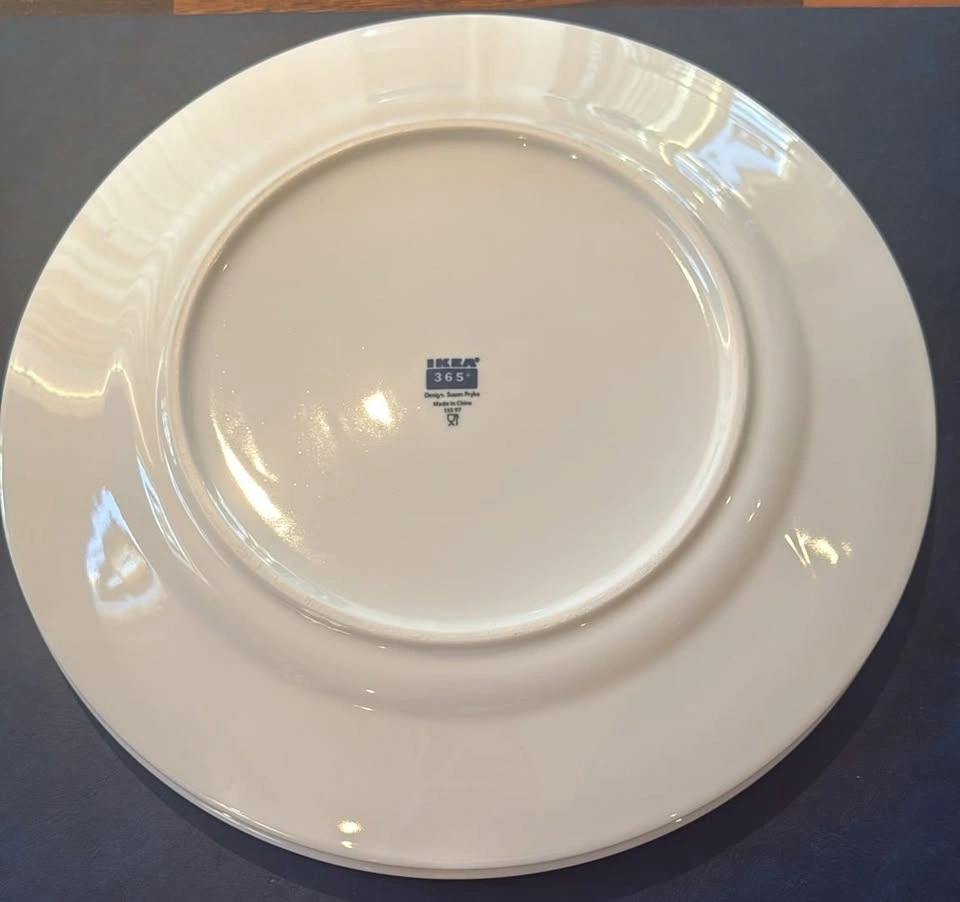 IKEA 365+ White Ceramic Dinnerware Set (12 Pieces) – Like New - photo 5