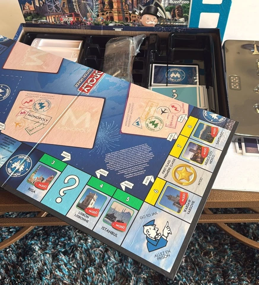 Monopoly Here & Now World Edition – Like New – Complete Game - photo 2