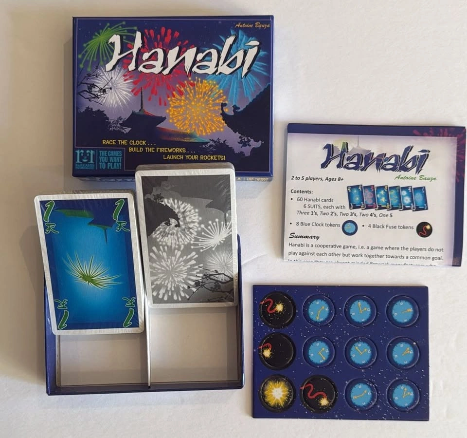 Hanabi Card Game – Open Box, Never Played – Cards Still Sealed - photo 2