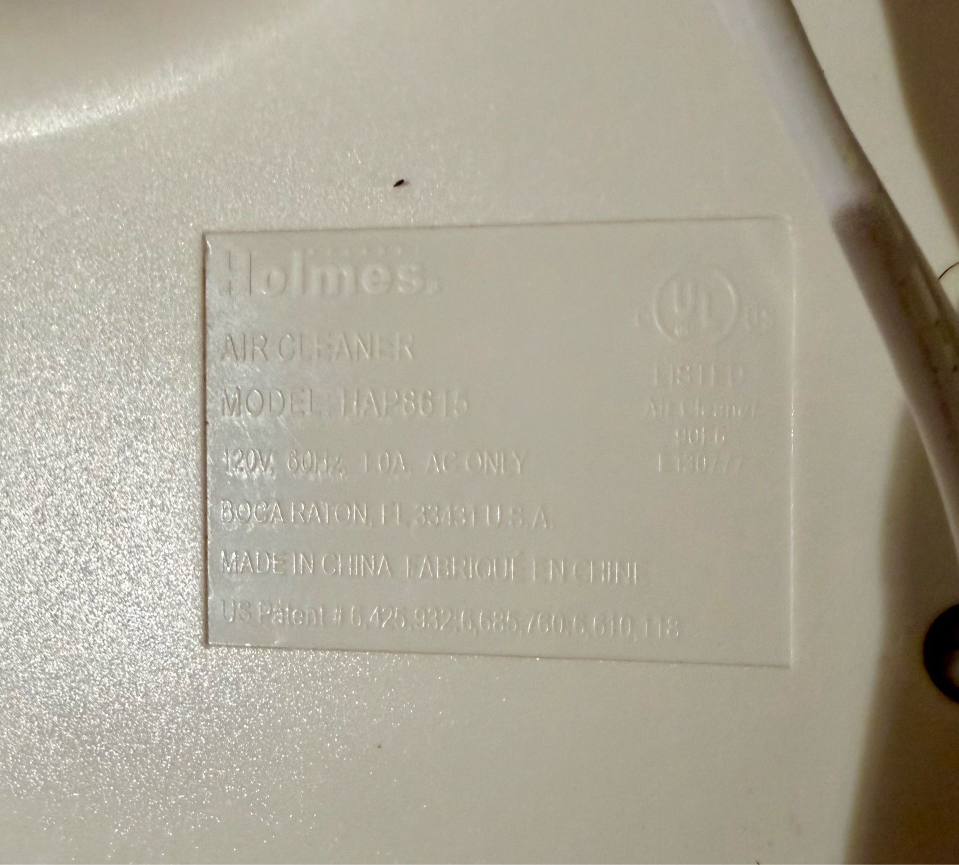HOLMES AIR PURIFIER – TESTED & WORKING - photo 3