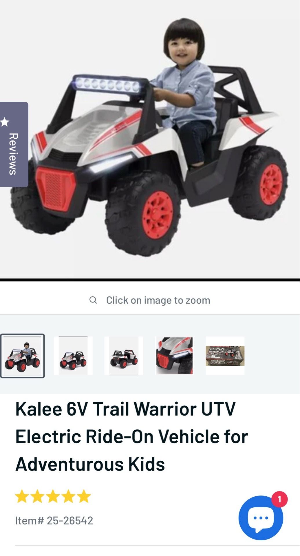 Kalee Trail Warrior 6V Electric Ride-On UTV - photo 2