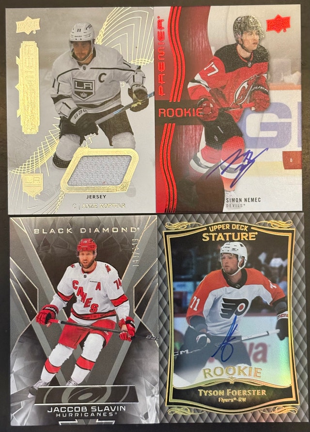 Lot of 4 - Upper Deck Black Diamond, Stature, Premier