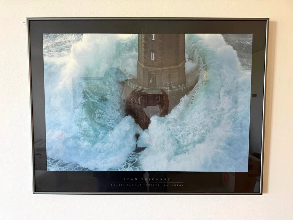 Jean Guichard Lighthouse Print – Framed