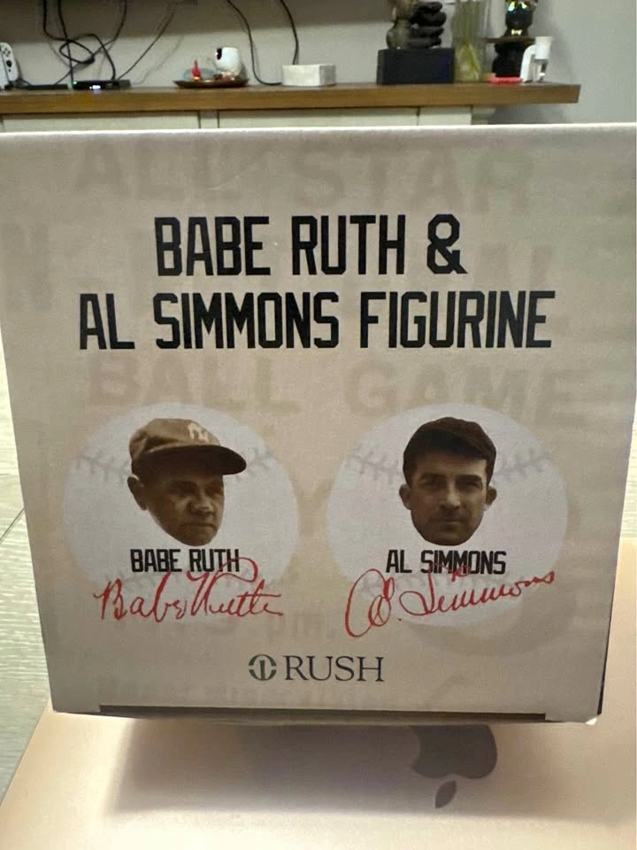 Babe Ruth & Al Simmons Figurine