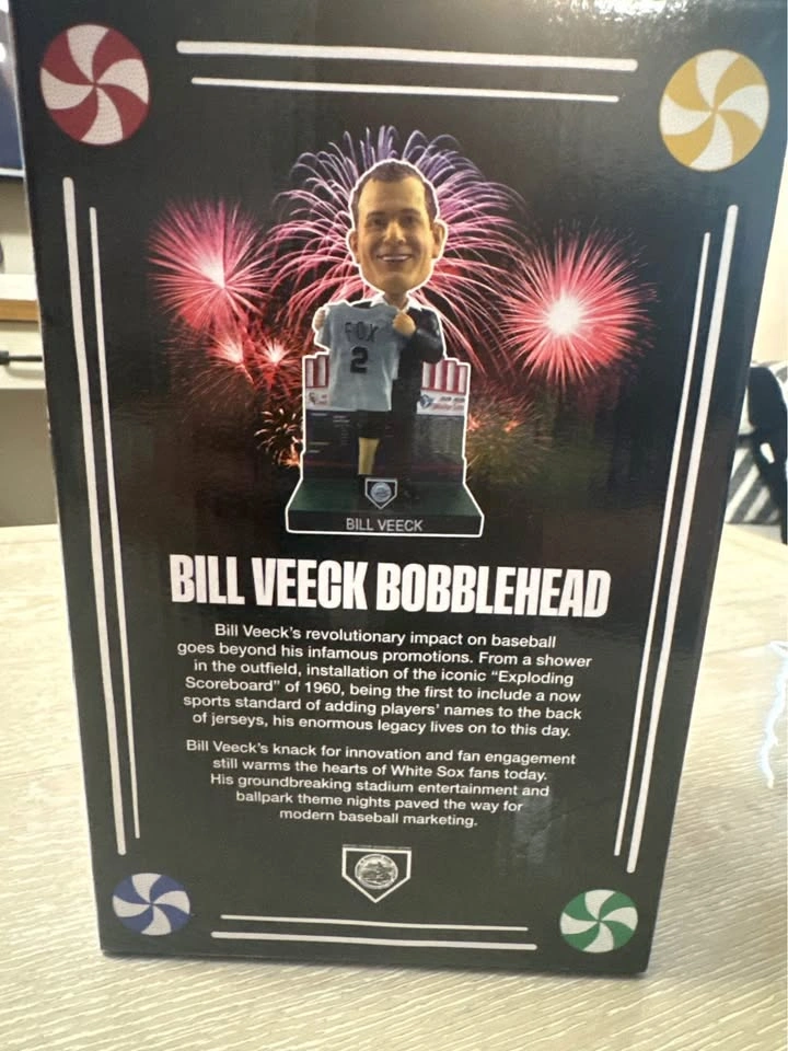 Bill Veeck Bobblehead-Chicago White Sox - photo 2