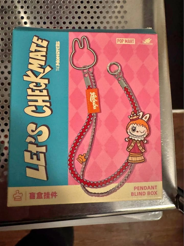 The Monsters Labubu Pendant Let's Checkmate Blind Box