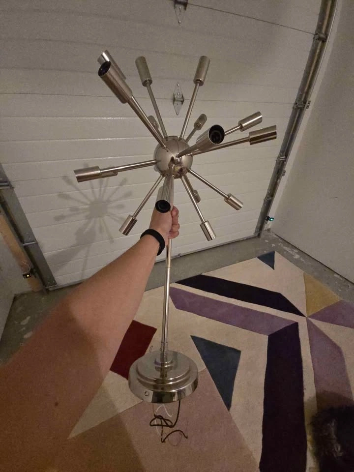 Mid-Century Modern Chrome Sputnik Chandelier - photo 2