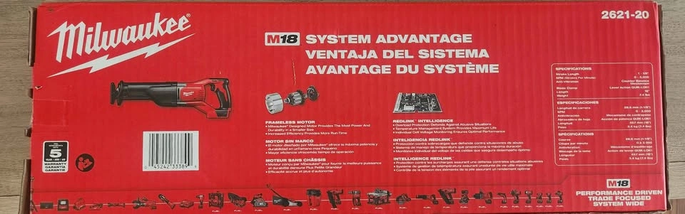 Milwaukee Sawzall M18 - photo 2