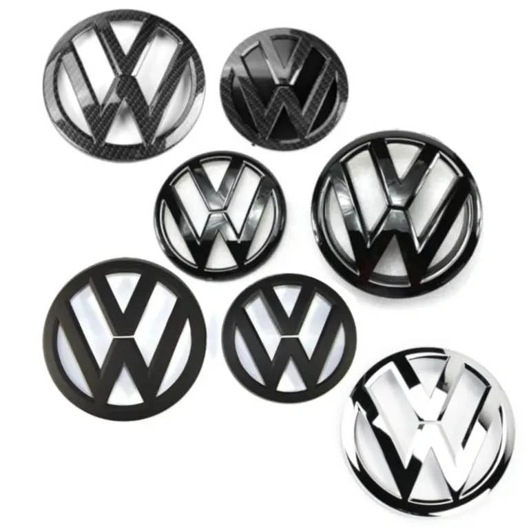 VW Emblems - Black & Carbon Fiber Look - photo 3