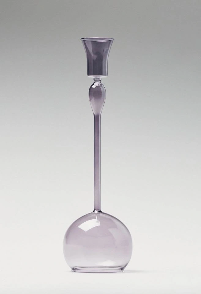 Anthropologie RYLEE BOROSILICATE GLASS CANDLESTICK - photo 4
