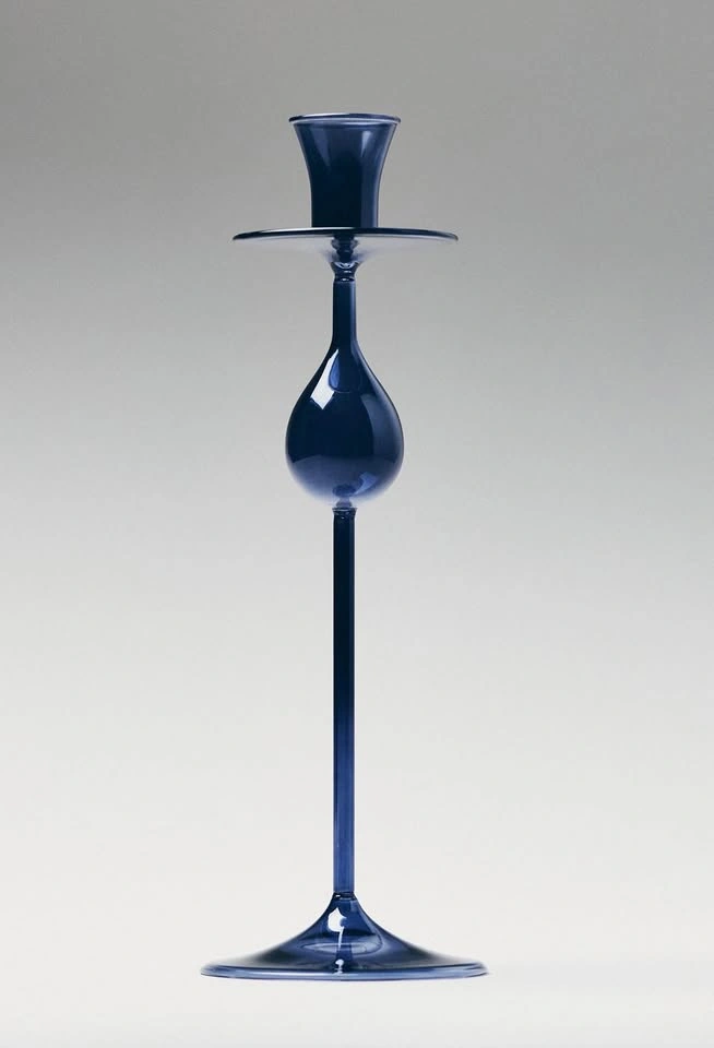 Anthropologie RYLEE BOROSILICATE GLASS CANDLESTICK - photo 5