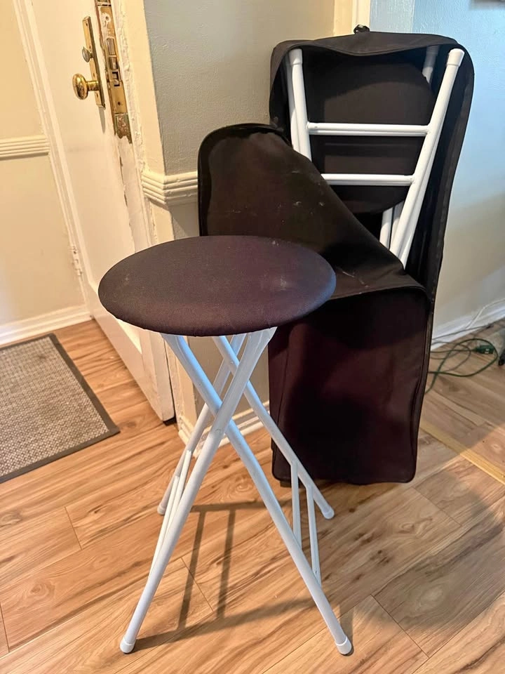 Round folding portable stools