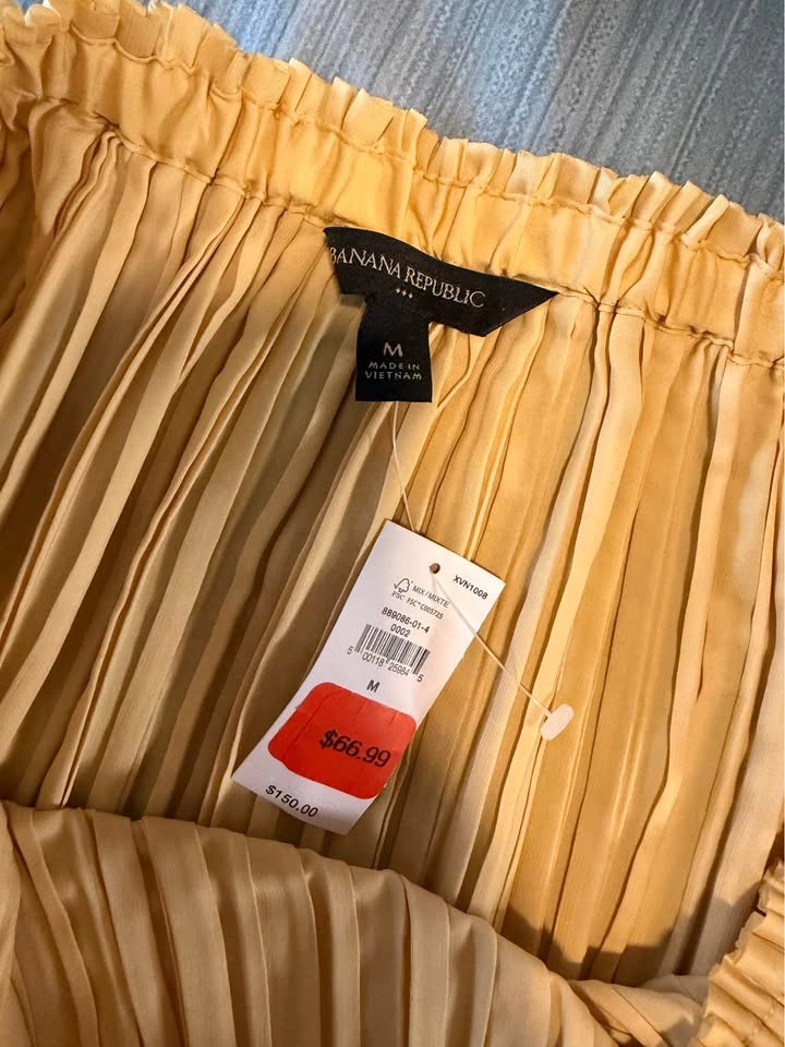 New Banana Republic pleated maxi skirt M - photo 3
