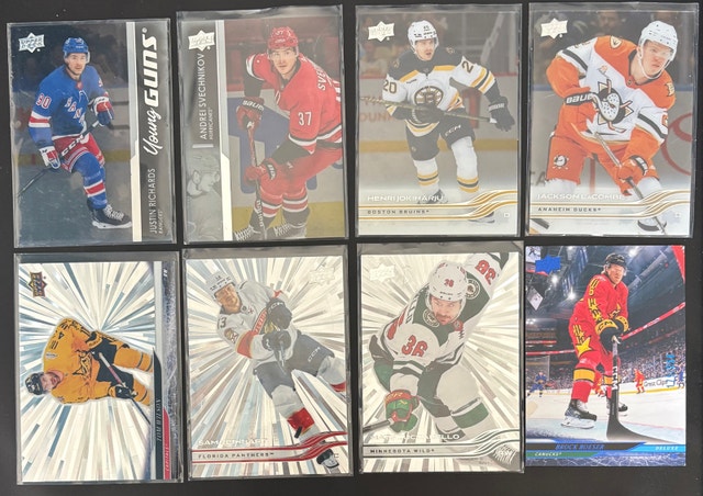 Lot of 8 - Upper Deck Clear Cut & Outburst