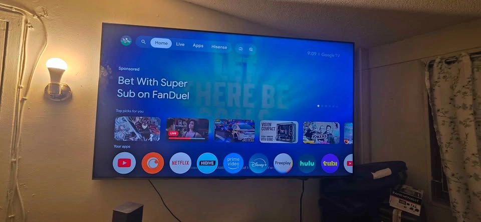 Hisense 75 inch TV only